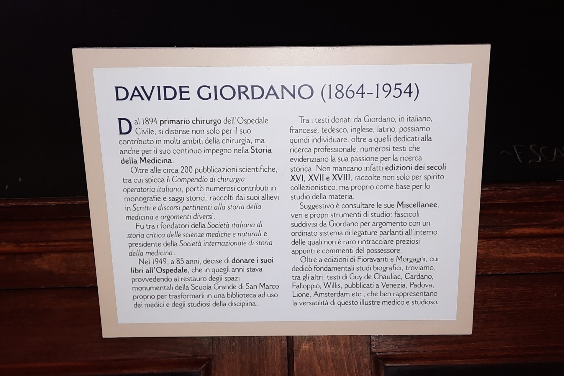 Davide Giordano's bust, Osp SS Giovanni e Paolo, Sc Gr San Marco, Venice - 05.jpg